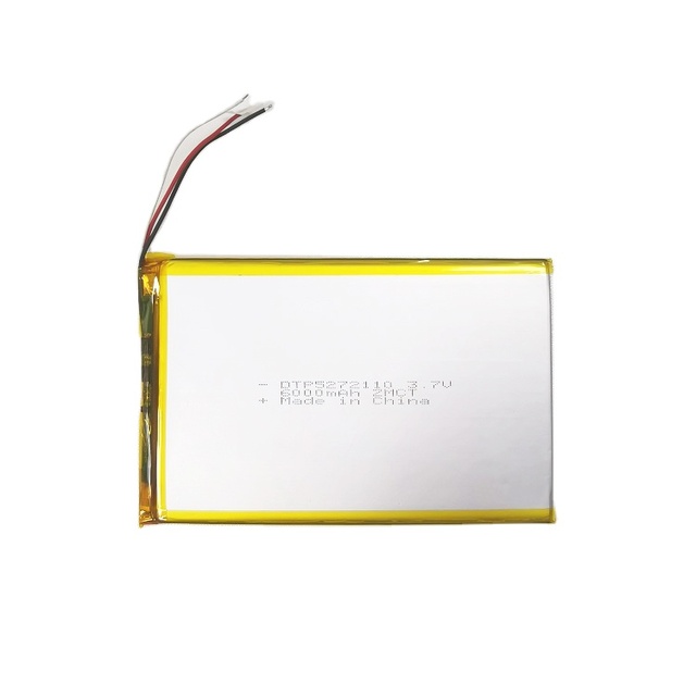 5272110 Tablet Battery 3.7v 6000mah 22.2wh Rechargeable Pouch Li Polymer Li Ion Battery