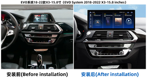 Lecteur <span class=keywords><strong>DVD</strong></span> de voiture 15,8 pouces, autoradio Android, écran tactile, navigation GPS, CarPlay pour BMW X3 2018-<span class=keywords><strong>2022</strong></span> - Système EVO - Product Image 3