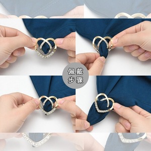 Fashion Pearl <b>Buckle</b> <b>Clip</b> For Shirt Ties Dress Belt Decoration Metal Jewelry Accessory - Product Image 3