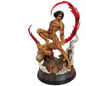Figura Coleccionable de Eren <span class=keywords><strong>Jaeger</strong></span> de Ataque a los Titanes, Modelo Shingeki No Kyojin, Figura de Anime en PVC en Forma de Combate - Product Image 1
