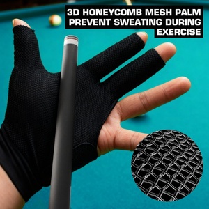 Guantes de Billar Banly para Mano Izquierda, 3 Dedos, Guante Deportivo para Snooker, Guante Deportivo Compacto para Jugadores de Billar - Product Image 5