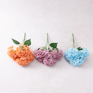 Flores Artificiales de Hortensia en Tono Morandi, Decoración de Techo para Bodas, Arreglos Florales Hechos a Mano, Ramos Perfectos - Product Image 1