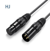 Câble de Microphone XLR vers XLR, câble de raccordement DMX à 3 broches, câble de Microphone XLR mâle vers femelle