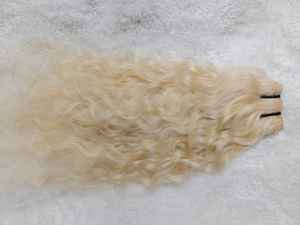 Ombre la plus légère 613 cuticule alignée cheveux vierges blond russe paquet de cheveux humains vierges blonds extension de cheveux humains brésiliens blonds - Product Image 3