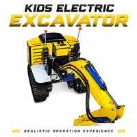 WILD BLADE Serie de Juguetes de Construcción para Niños, Excavadora Eléctrica, Bulldozer, Uso Comercial en Exteriores, Metal y Acero
