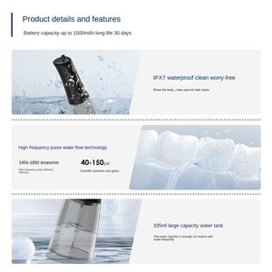 OEM Oral Water Flosser <span class=keywords><strong>Limpiador</strong></span> <span class=keywords><strong>de</strong></span> dientes inalámbrico <span class=keywords><strong>Agua</strong></span> Flosser Dental Jet Eléctrico <span class=keywords><strong>Boca</strong></span> Flosser <span class=keywords><strong>Agua</strong></span> - Product Image 2