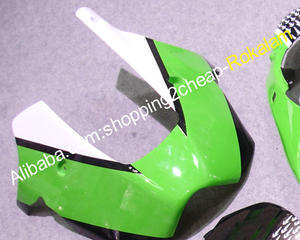 Carénage Pour Kawasaki <span class=keywords><strong>Ninja</strong></span> ZX-9R ZX9R <span class=keywords><strong>2000</strong></span> 2001 ZX 9R <span class=keywords><strong>636</strong></span> 00 01 Sport Moto Vert Noir Blanc ABS Carénages De Moto Kit - Product Image 2