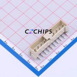 HC-VH-10ALT Wire-to-Board Pin Header SMD,P=3.96mm Connector 1x10P 3.96mm Vertical Mount VH - Product Image 1