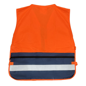 เสื้อแจ็คเก็ตสำหรับงานวิศวกรรมก่อสร้าง CITICITY รุ่น Class 2 สีส้ม เสื้อกั๊กสะท้อนแสงแบบมองเห็นได้ชัดเจน มีกระเป๋าและซิปมากมาย - Product Image 3