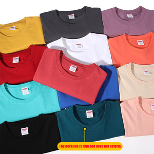 เสื้อยืดกราฟิกคุณภาพสูง ขายดี ผู้ผลิตเสื้อยืดเปล่า คอกลม หลายสี ผ้าฝ้าย 100% - Product Image 3