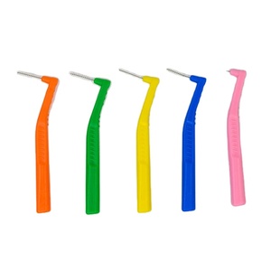 Chất lượng hàng đầu 5 cái Gói Nhà sản xuất kẽ răng bàn chải nha khoa L hình dạng - Product Image 1