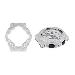 Prêt à expédier Lunette de <span class=keywords><strong>montre</strong></span> GA-100 <span class=keywords><strong>G</strong></span> <span class=keywords><strong>Shock</strong></span> Lunette en argent 925 VVS Moissanite Testée au <span class=keywords><strong>diamant</strong></span> Plaqué rhodium Boîtier de <span class=keywords><strong>montre</strong></span> - Product Image 4