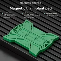 WL-716L Support de Reballing BGA Universel pour Téléphones Mobiles, avec Plaque d'Implantation Magnétique en Silicone pour Reprise de CPU IC