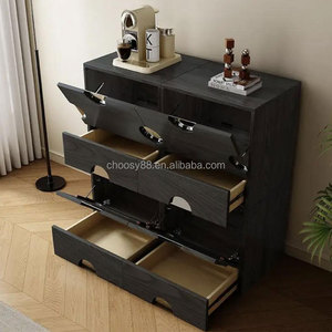 Aparador de madera antiguo francés de mediados de siglo para el hogar, oficina, bloque de Hotel, módulo de almacenamiento, <span class=keywords><strong>cocina</strong></span>, muebles de sala de estar - Product Image 6