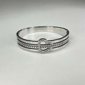 Stainless Steel Heart Charm <b>Bracelet</b> PVD Gold Plated Fashion Jewelry for Women - Product Image 1