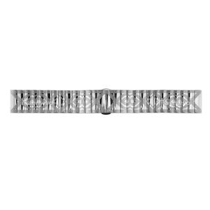 Correa de Reloj de Lujo de Acero Inoxidable 316L Sólido de 20 mm con Extremos Curvos y Eslabones Atornillables, Reemplazo Transpirable para Reloj de 20 cm - Product Image 1