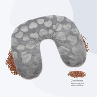Coussins chauffants pour le cou Heart Impress, chauffés au micro-ondes, avec des billes de perles d'argile pour la thérapie par la chaleur, compresses chaudes