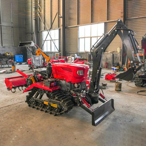 Livraison Gratuite Motoculteur Rotatif Multifonctionnel sur Chenilles pour Verger avec Moteur EPA, Tracteur sur Chenilles, Cultivateur Rotatif, Prix - Product Image 2