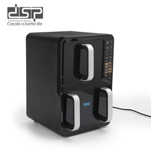 หม้อทอดไร้น้ำมัน Dsp ขนาด 12 ลิตร แบบสองชั้น พร้อมเคลือบเซรามิกและระบบควบคุมดิจิตอล สำหรับใช้ในบ้าน - Product Image 3