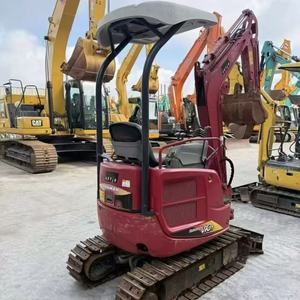 Miniexcavadora Yanmar VIO17 Usada de 1.7 Toneladas con Giro Cero de Cola, Orugas Retráctiles, Pequeña Excavadora Japonesa con Línea de Martillo Rompedor - Product Image 1