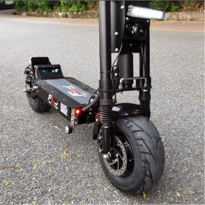FLJ 80Ah Gran capacidad de la batería Actualizado Scooter eléctrico K6 para adultos con LED Acrílico Pedal 13 pulgadas Neumático gordo Potente Escooter - Product Image 3