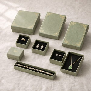 Brand Jewelry Set Box Rigid Two Piece Jewelry Gift Box Custom Jewelry <b>Holder</b> Insert Custom Printing Logo Jewelry Box Wholesale - Product Image 5