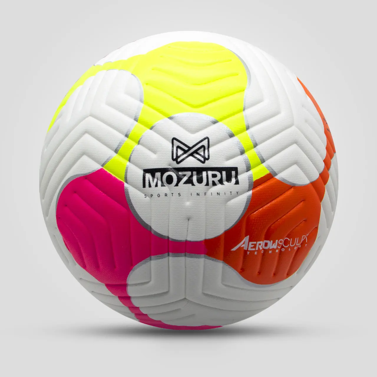 Mozuru 2023 Latest Models Official League Customize PU Size 5 Leather Thermal Bonded Match Football Soccer Ball For Game
