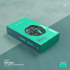 Heatz HW21 Smartwatch 1.43 AMOLED BT écran tactile IP67 étanche <span class=keywords><strong>lunette</strong></span> rotative Android IOS téléphone connectivité multifonctionnel - Product Image 4