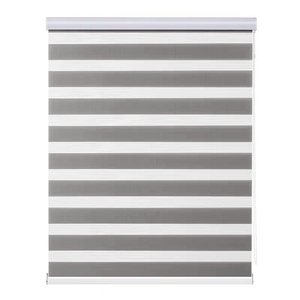 ผ้าม่านเนื้อผ้านุ่มหนา โพลีเอสเตอร์ ผ้าม่านสอง<span class=keywords><strong>ชั้น</strong></span>ลายซีบร้า และม่านม้วนลายซีบร้าสำหรับห้องนั่งเล่น - Product Image 6