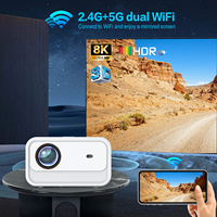 CY900 projecteur intelligent 550ANSI Lumens 1080P LCD grand écran Android 9.0 système mise au point automatique Portable pour bureau à domicile