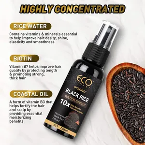 Hair Loss Treatments Black Rice Water Leave In Hair Growth Spray For Women And Men -739129