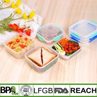 Boîte de rangement et d'emballage de sandwich de poulet frit en silicone sans Bpa boîte à déjeuner de sandwich en plastique à emporter