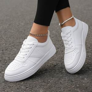 Zapatillas Deportivas Lindas Color Rosa y Blanco <span class=keywords><strong>para</strong></span> <span class=keywords><strong>Mujer</strong></span> Transpirables con Suela Gruesa <span class=keywords><strong>para</strong></span> Correr Estilo Casual de Otoño - Product Image 2