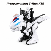 Jouet dinosaure RC Tyrannosaurus programmé intelligent - marche, danse, musique, électrique, plastique, robot de dessin animé, télécommande