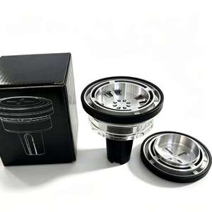 Cabeza de Cachimba Desmontable de Acero Inoxidable, Mini Shisha, Accesorio para Fumar, Portátil, con Base Transparente, Caja de Regalo - Product Image 4