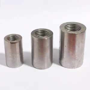 25mm 32mm Rebar Threaded Steel Coupler 36mm 40mm Tighten Rebar Union Sleeve