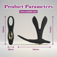 Masseur de la prostate Jouets sexuels Bouchon anal Vibrateur anal Contrôle par application/télécommande 10 modes de vibration Stimulateur de clitoris Masturbateur IPX7