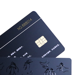 Spot UV Logo Impreso Tarjetas de visita inteligentes de plástico negro con código láser - Product Image 6