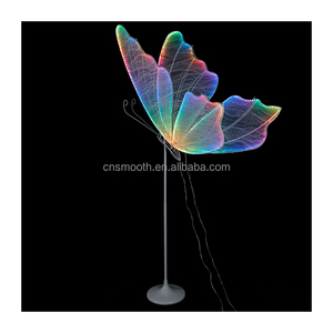 Lumières de décoration de mariage, papillons géants à ailes changeantes de couleur RVB, LED romantiques, allée de marche sur scène de fête - Product Image 5