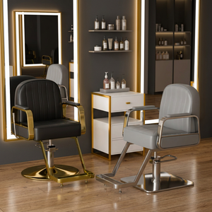 Fauteuils de Barbier Hydrauliques Modernes en Gros, Pivotants à 360 Degrés, Réglables en Hauteur, Chaise Professionnelle pour Salon de Coiffure et Esthétique - Product Image 6