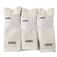 Chaussettes de sport en coton tricoté, chaussettes de football et de course haute performance