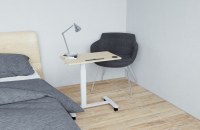 Table de chevet réglable en hauteur, économique, pneumatique, amovible, bureau d'ordinateur réglable
