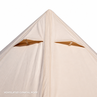 Nouvelle tente gonflable Yurt Air à double couche intérieure et extérieure, imperméable, quatre saisons, deux chambres, en PVC.