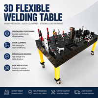 Table de soudage flexible 3D D28 System, plateforme de travail de soudage industrielle usinée avec précision