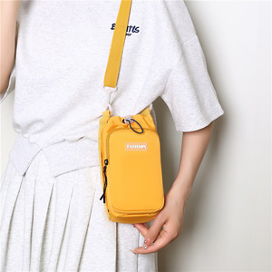 Crossbody Water Bottle Bag Vertical Square Zipper Pocket Portable Lightweight For Everyday Outfits - Product Image 4