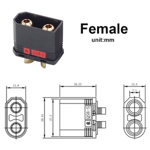 Conector de Batería de Latón Antichispas de Alta Resistencia QS8-S, DC 200A 12V, Enchufe de Corriente de Alta Corriente para Coche RC, Dron UAV - Product Image 3