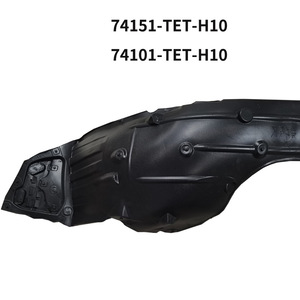 Guardabarros Interior Honda HD66033 Delantero de Plástico Negro para Civic 2016, Pieza de Repuesto - Product Image 2