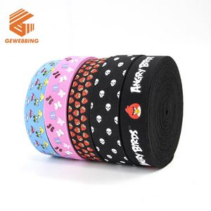 Ruban élastique tissé de haute qualité, ruban imprimé pour vêtements et cadeaux - Product Image 2