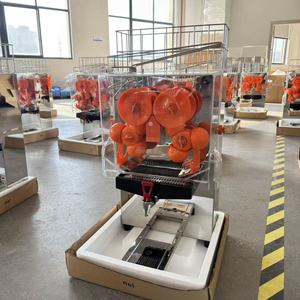 Exprimidor de Naranjas/Cítricos Bokni con Motor de 120W, 20 Naranjas/Min, Naranja/Plateado, Garantía de 12 Meses - Product Image 4