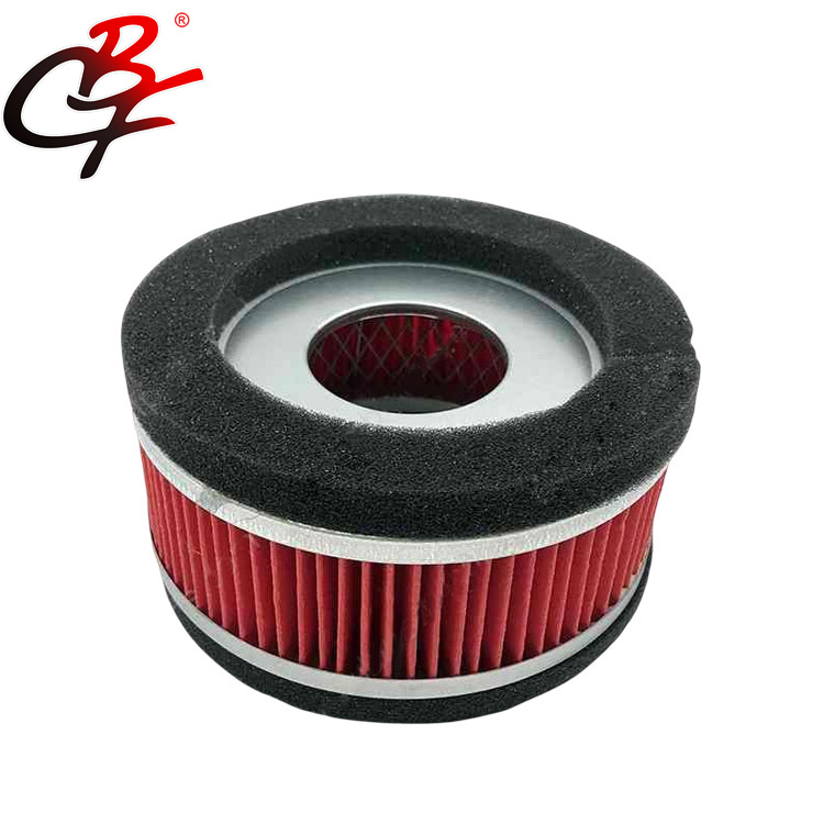 Запчасти для мотоциклов аксессуары для двигателя красный круглый фильтр для очистки воздуха для GY6 150